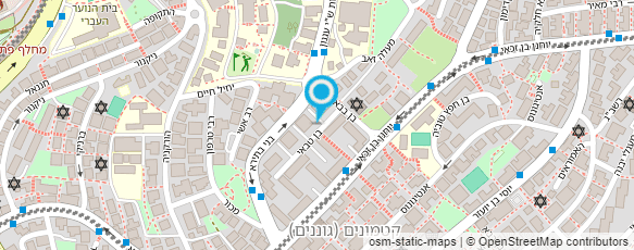 מפת הגעה אל המספרה של קובי