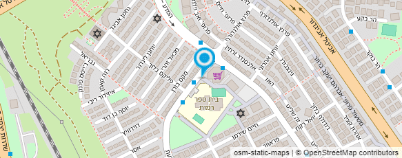 מפת הגעה אל קונדיטורית רמות גל