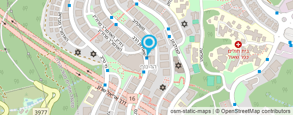 מפת הגעה אל הפיצה ביסטרו ירושלים