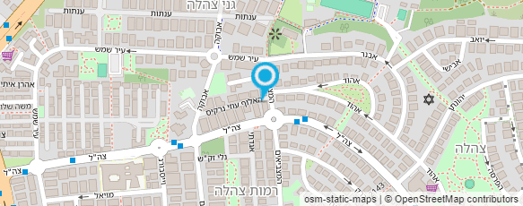 מפת הגעה אל עו"ד ויטס-שטרייכמן שירלי