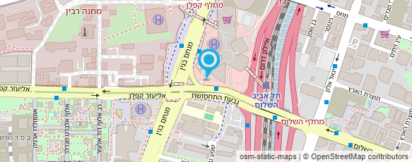 מפת הגעה אל קניון מרכז עזריאלי
