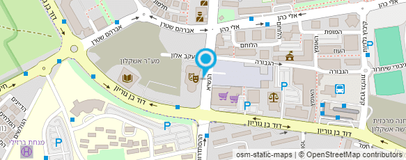 מפת הגעה אל פיצוציה של יניב