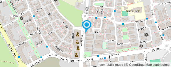 מפת הגעה אל אלי יהלום אדריכלים ומתכנני ערים בע"מ