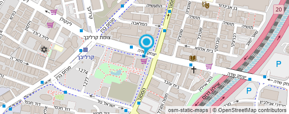 מפת הגעה אל קרן גמלאות של עורכי דין בישראל בע"מ