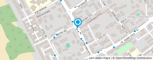 מפת הגעה אל מכלת רומשקה