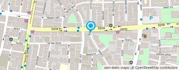 מפת הגעה אל פרופ' סולומון אריה ס.