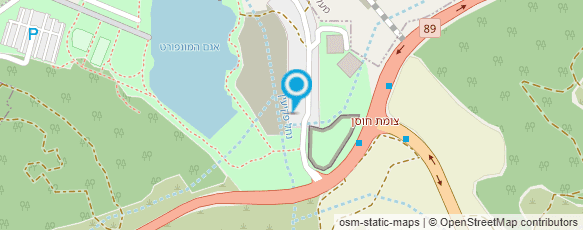 מפת הגעה אל אגם מונפורט אתר תיירות ונופש בע"מ