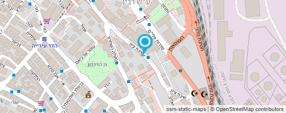 מפת הגעה אל עו"ד ג'רייס חנא סמיר