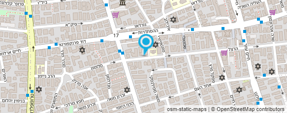 מפת הגעה אל אגודה למען העיוור