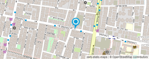 מפת הגעה אל ד"ר זינגר דב