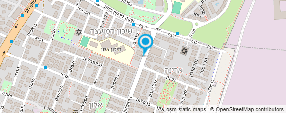 מפת הגעה אל עו"ד אהרונסון יונתן