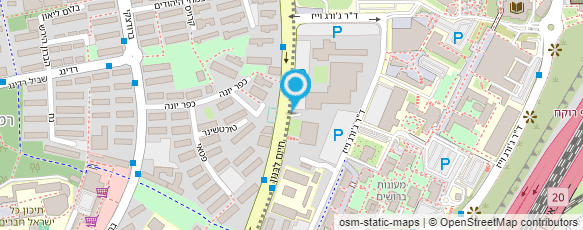 מפת הגעה אל מרכז הדרכה של מכון התקנים