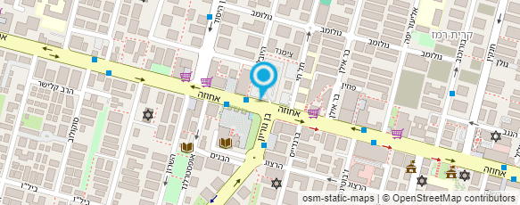 מפת הגעה אל המכון הבינלאומי לפוריות