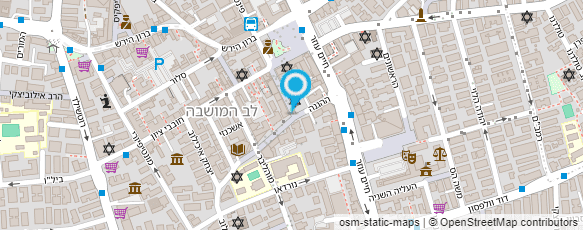 מפת הגעה אל עו''ד אהוד בן יהודה