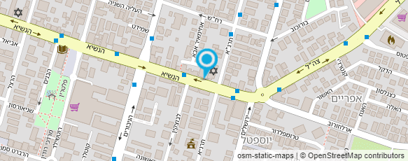 מפת הגעה אל משרד טכני לבניין-עמילני גרשוני