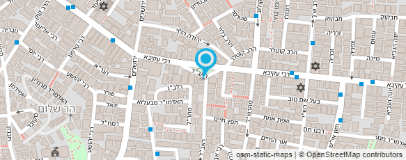 מפת הגעה אל מוזס הרב יצחק משה