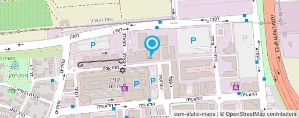 מפת הגעה אל מרכז שירות סובארו פיאט יחדיו