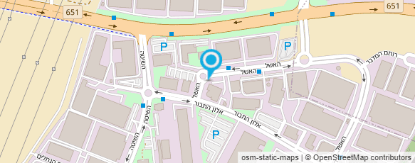 מפת הגעה אל החברה לפיתוח קיסריה אדמונד בנימין דה רוטשילד בע"מ