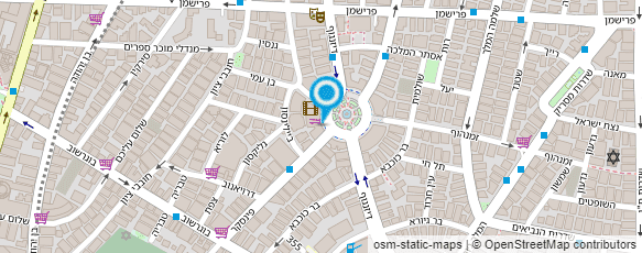 מפת הגעה אל ד"ר בכר דוד