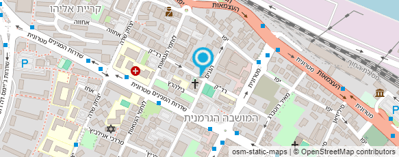 מפת הגעה אל גן ילדים כנסיית נזרין