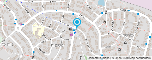 מפת הגעה אל דואר ישראל