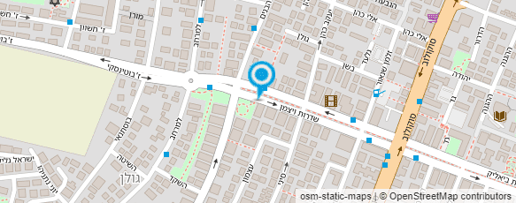 מפת הגעה אל דואר ישראל