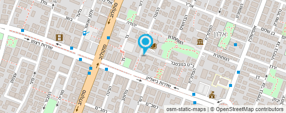 מפת הגעה אל ספריית בית יד לבנים