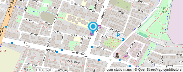 מפת הגעה אל שופרסל שלי