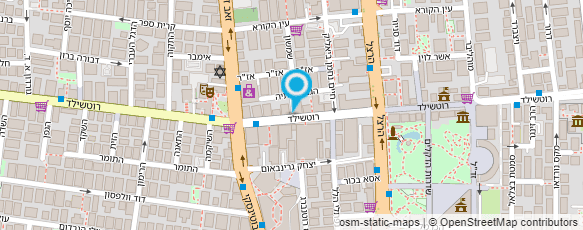 מפת הגעה אל עו"ד ונוטריון אשורי משה