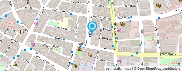 מפת הגעה אל עו"ד מיכאל ו. סטרנס