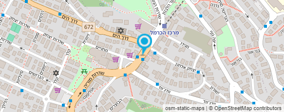 מפת הגעה אל סנדוויץ' בר - כרמל