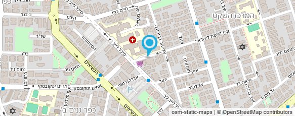 מפת הגעה אל מרכז סעודי נאות השרון בע"מ