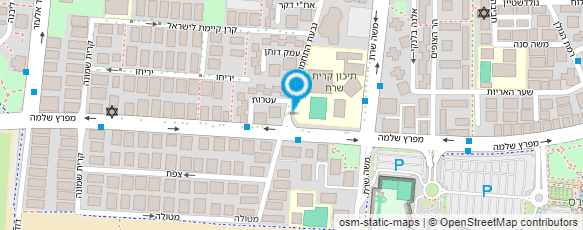 מפת הגעה אל מרכז פיס לספורט