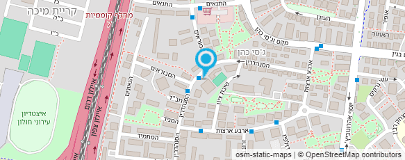 מפת הגעה אל ספריית לזרוס