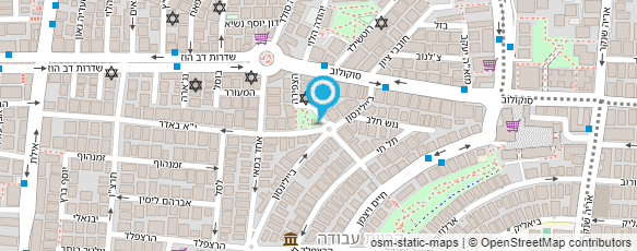 מפת הגעה אל טיפת חלב