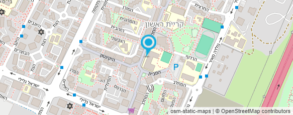 מפת הגעה אל סיפריית קרית ראשון