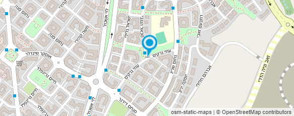 מפת הגעה אל אבידור ניסים-מורה נהיגה