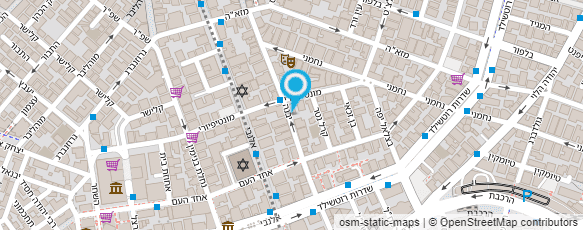 מפת הגעה אל עו"ד נורית ביינרט-סוכובולסקי