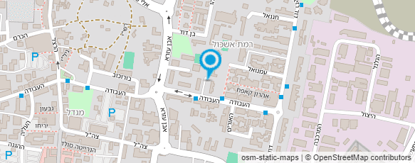 מפת הגעה אל מתנ"ס כצנלסון