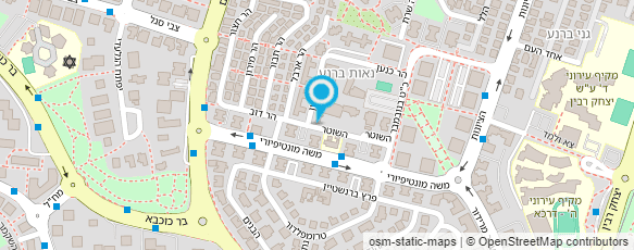 מפת הגעה אל מרכז קהילתי ברנע