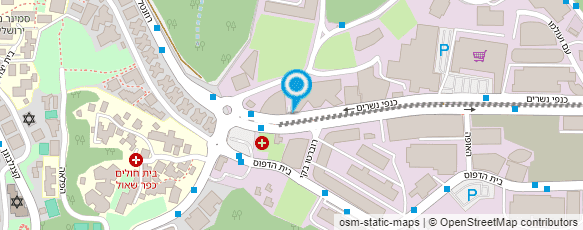 מפת הגעה אל המרכז הרפואי "כנפי נשרים"