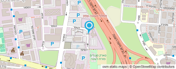 מפת הגעה אל מוסך עד רעננה