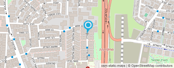 מפת הגעה אל בצלאל שניידר - אדריכל