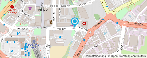 מפת הגעה אל החברה למתנסים אזור הדרום