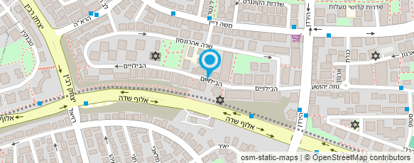 מפת הגעה אל המכללה למדעי הבריאות וההתנהגות