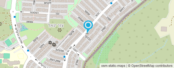 מפת הגעה אל גן רוחי