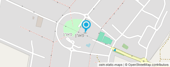 מפת הגעה אל יצרני חלב בפארן - אגודה חקלאית בבע"מ