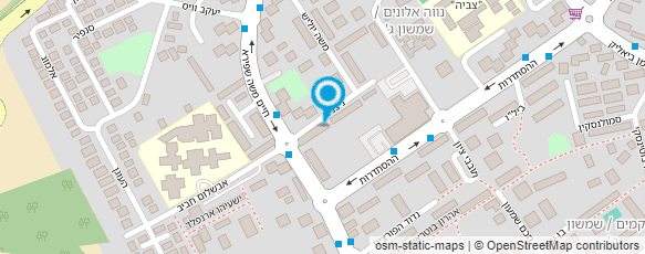 מפת הגעה אל מכולת יעקב