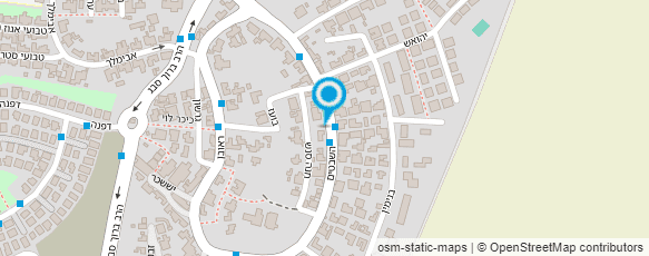 מפת הגעה אל מכולת עמוס