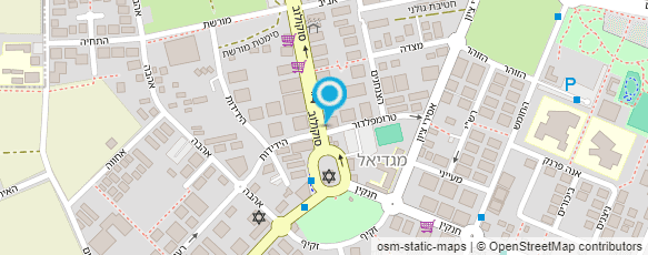 מפת הגעה אל מכבסת השרון